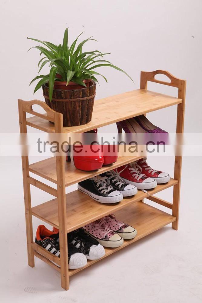 Practical promotion wooden shoe rack