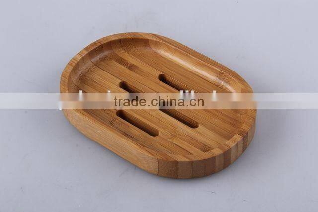 oval bamboo soap box