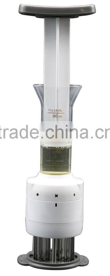 High quality stainless steel BBQ meat injector with 30 needles