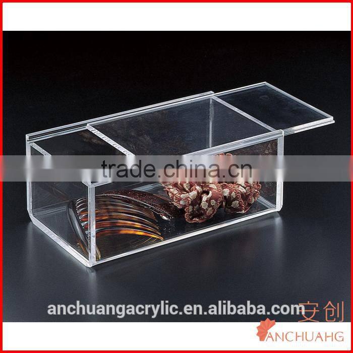 clear acrylic display box with lock