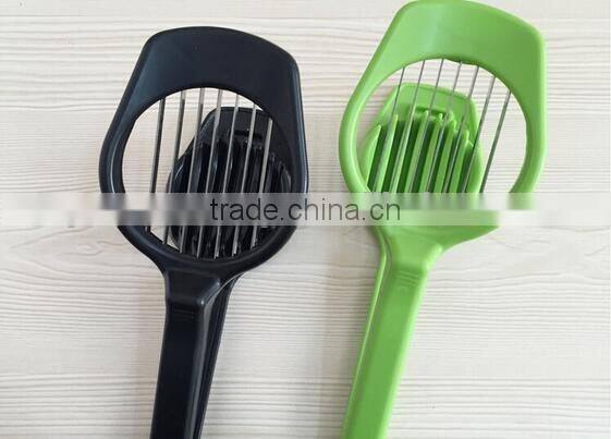 wholesale stock plastic egg slicer egg tools mushroom slicer with handle
