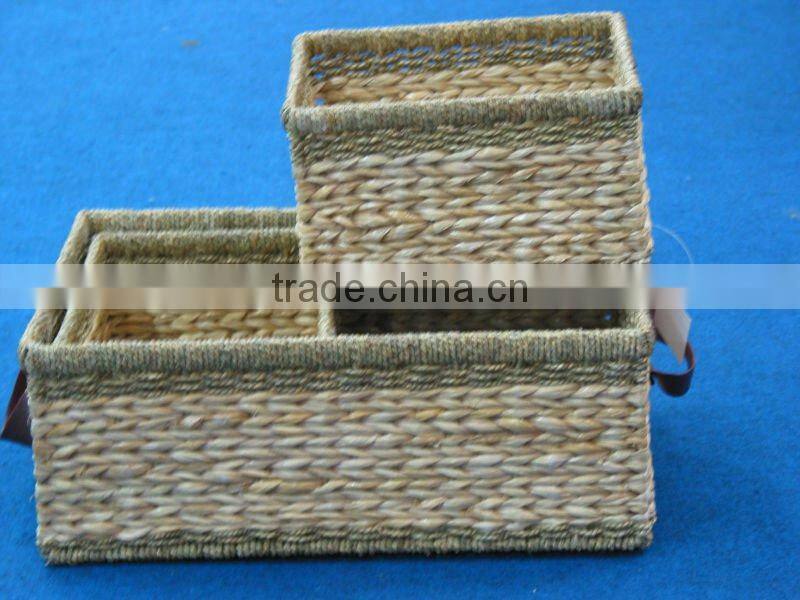low price straw storage baskets for sale