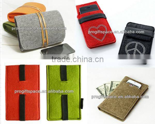 2017 wholesale 100% handmade quality Felt cartoon panda design Cloth Credit Card Holder made in China