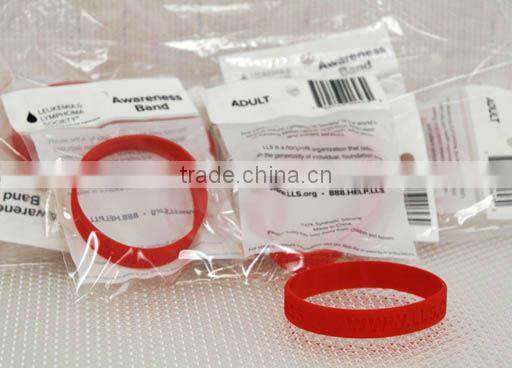 Custom Black One Inch Wide Silicone Bracelet