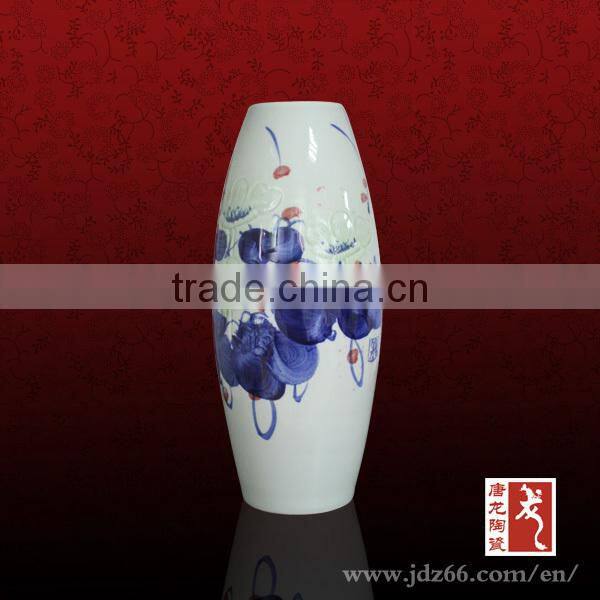 Fine porcelain home decor storage basket from Jingdezhen