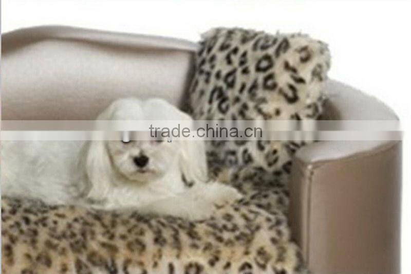 Hollywood Leopard VOGUE Pet Bed /Leopard Print Luxurious and Warm Pet Furniture-BG800005