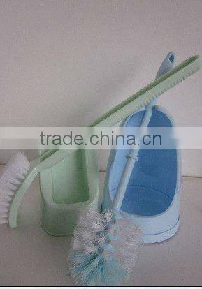Plastic small & bule convenient Toilet brush holder