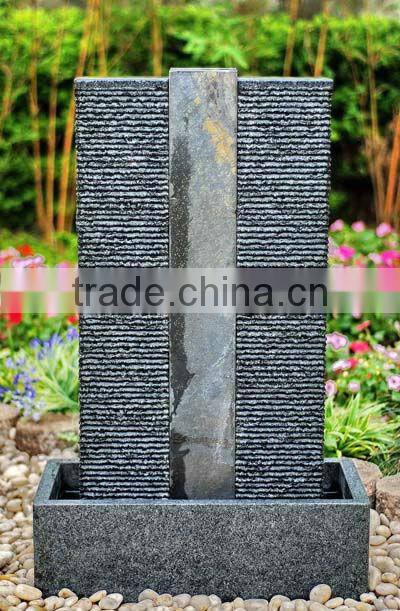 outdoor artificial water features and fountains
