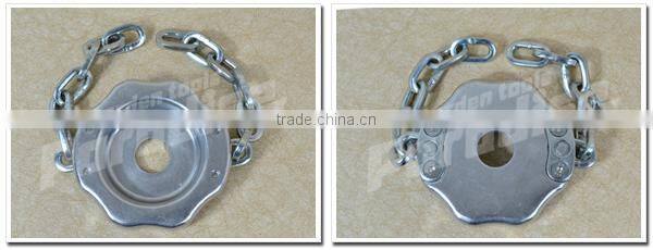 Universal Gas Saw Chain Trimmer Head in Grass Trimmer