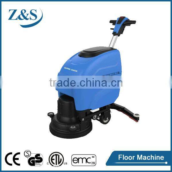 Multi-functional floor scrubber