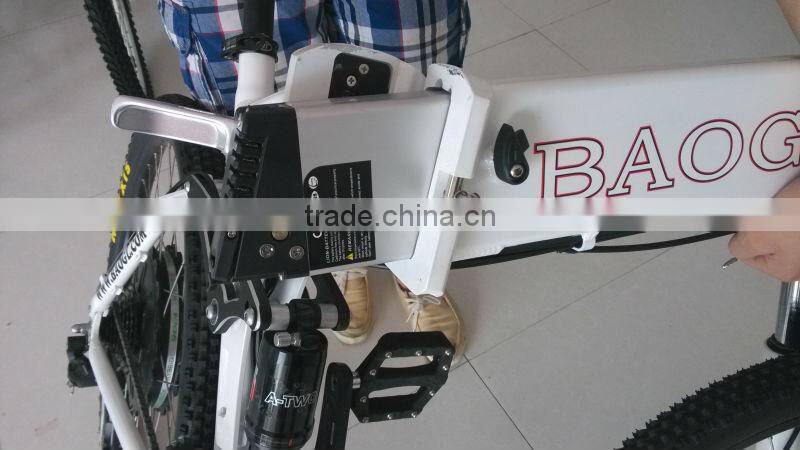 folding electric mountain bike