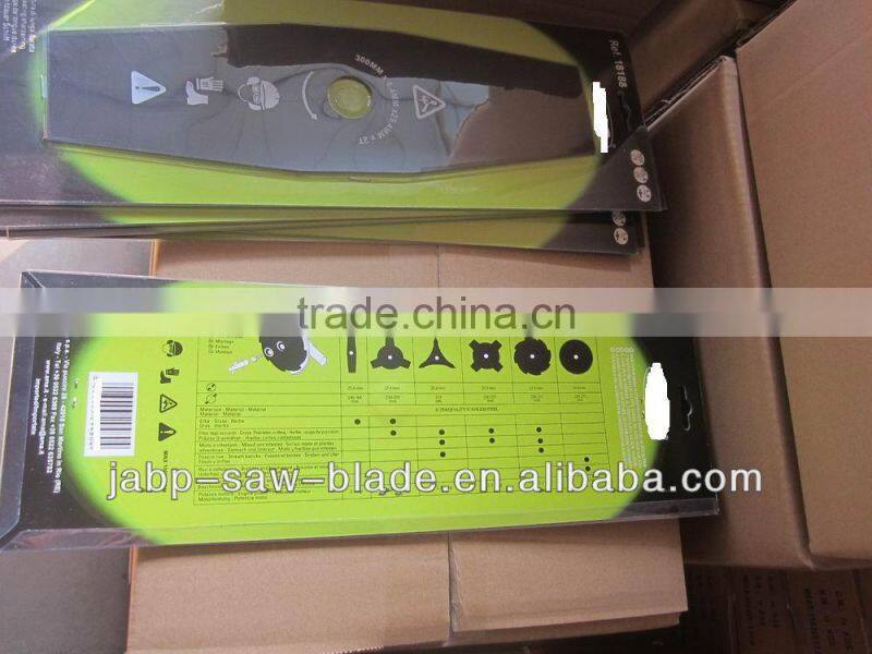 2 teeth brush cutter blade