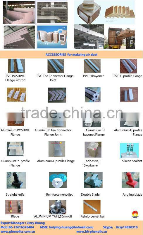 20mm HVAC air duct PVC flange