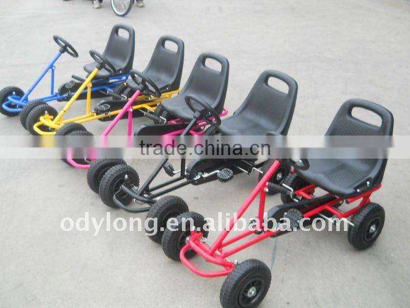Green Pedal Cars for kids,Mini pedal go kart with CE certificate F100B