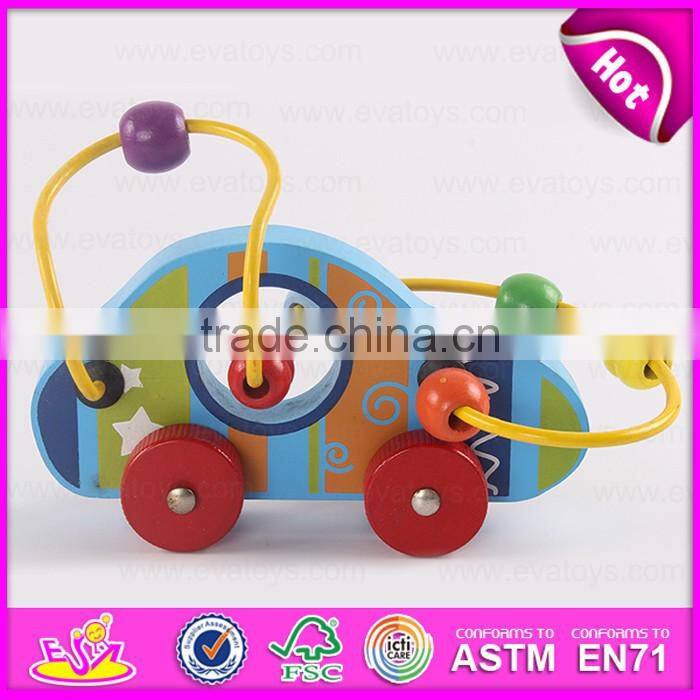 2016 brand new wooden beads toy, educational wooden beads toy, preschool wooden beads toy W11B085