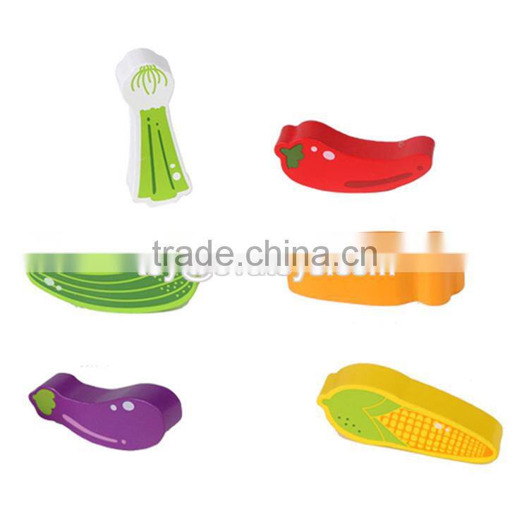 New design cartoon fruit children wooden stacking toys W13D078