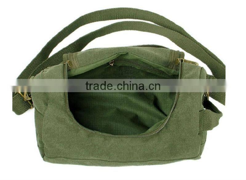 Travel Canvas Round Messenger Bag