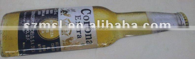 Bottle Shape Tin Sign Board