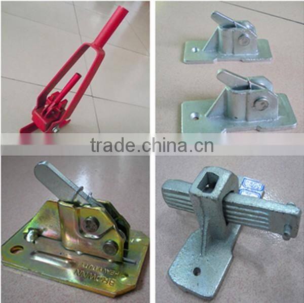 Construction scaffolding parts forged spring clamp for formwork tie rod
