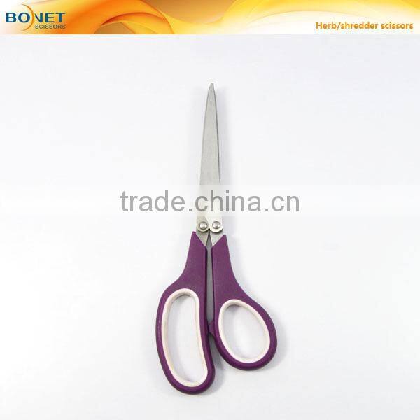 S97015A4 FDA qualified Stainless Steel Herb 3 blade shredder scissors with cap
