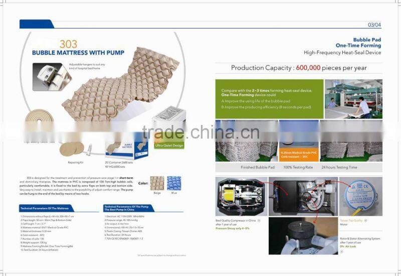 TOPMEDI Medical Equipment comfortable soft sponge foldable hospital bed air mattress