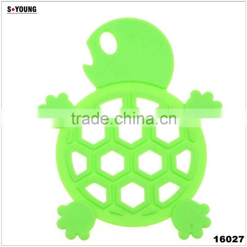 16027 tortoise shape silicone high temperature heat insulation mat kitchenwares silicone mat flexible silicone heating mat