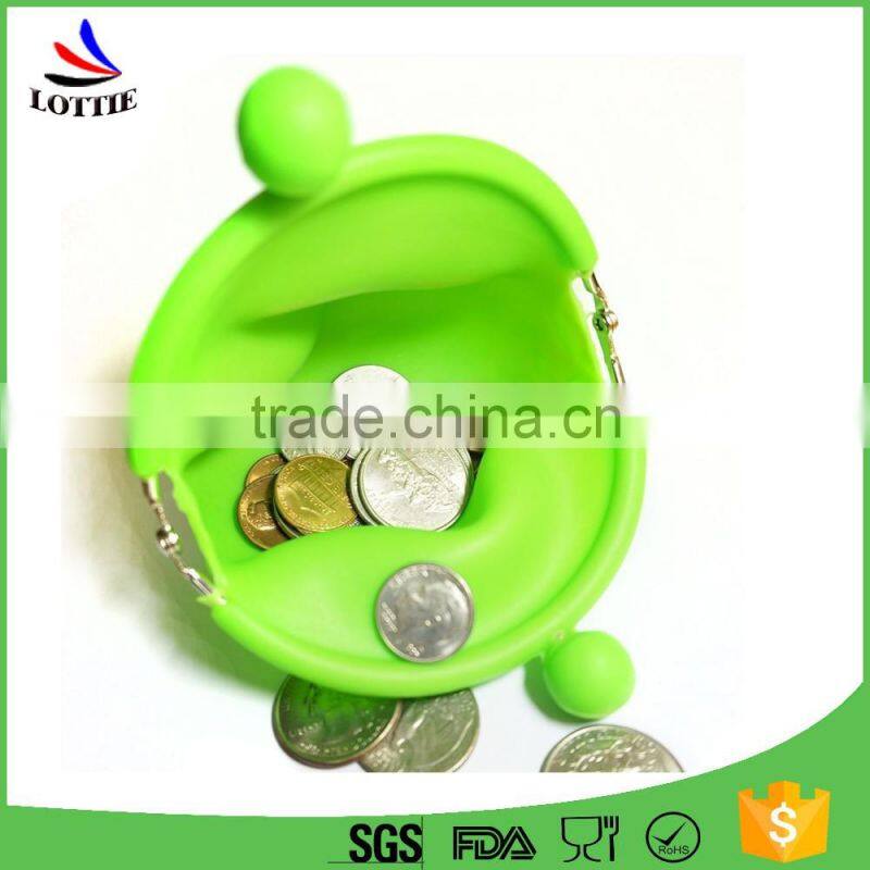 Kawaii Xmas Birthday Gift Cartoon Silicone Jelly Coin Purse Mini Wallet