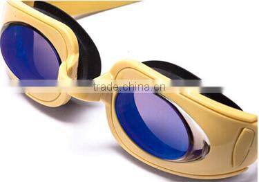 Custom style silicone pc lens wholesales waterproof swimming goggles