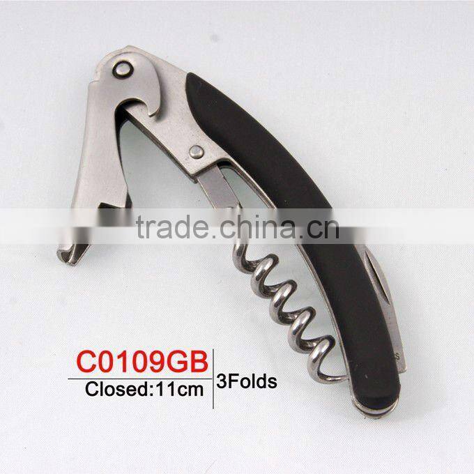 cheap bottle opener can opener wine opener metal bottle opener beer promotion cork remover(C0109GB)