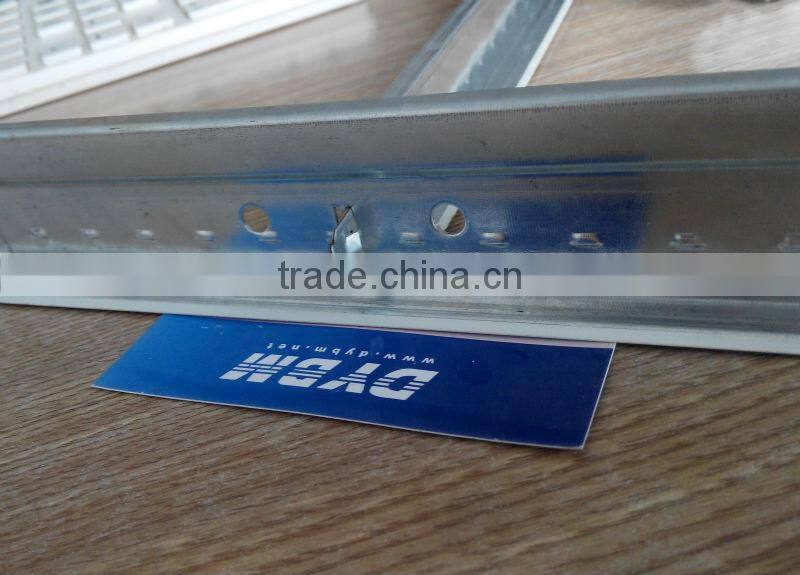 metal ceiling t-bar wall angle