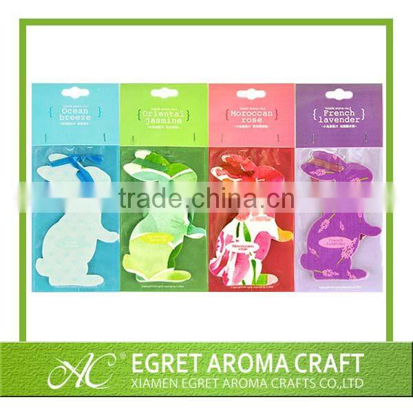 2015 OEM design best seller classical type tape shaped card square car air freshener