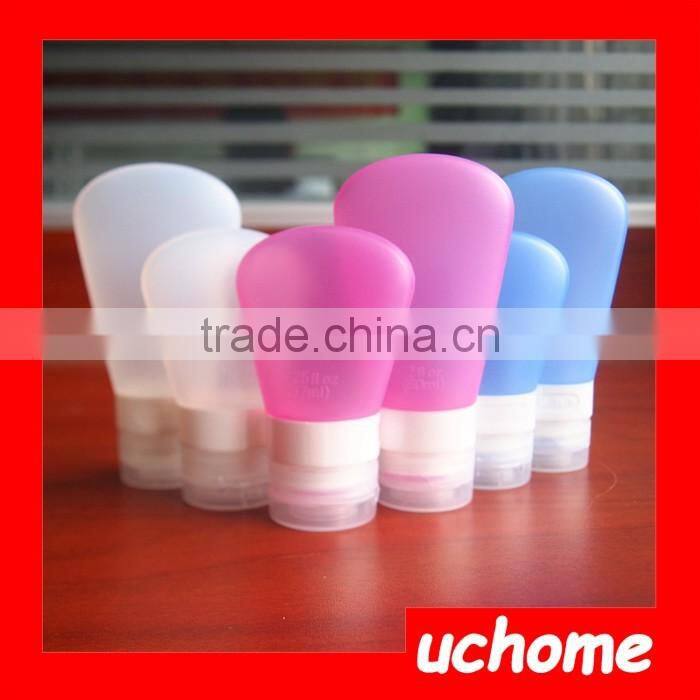 UCHOME Silicone Travel Bottle Set Fan-Shaped Cosmetic Bottle