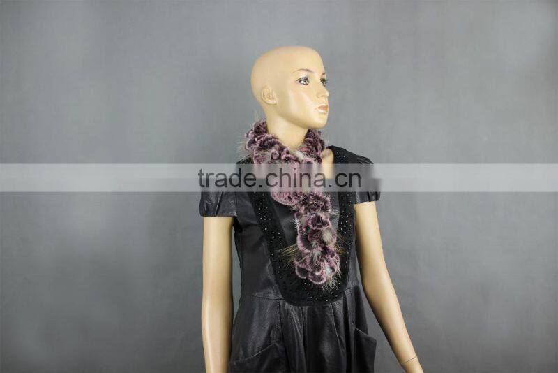 High Quality Knitted Rex-Rabbit&Fox Scarf