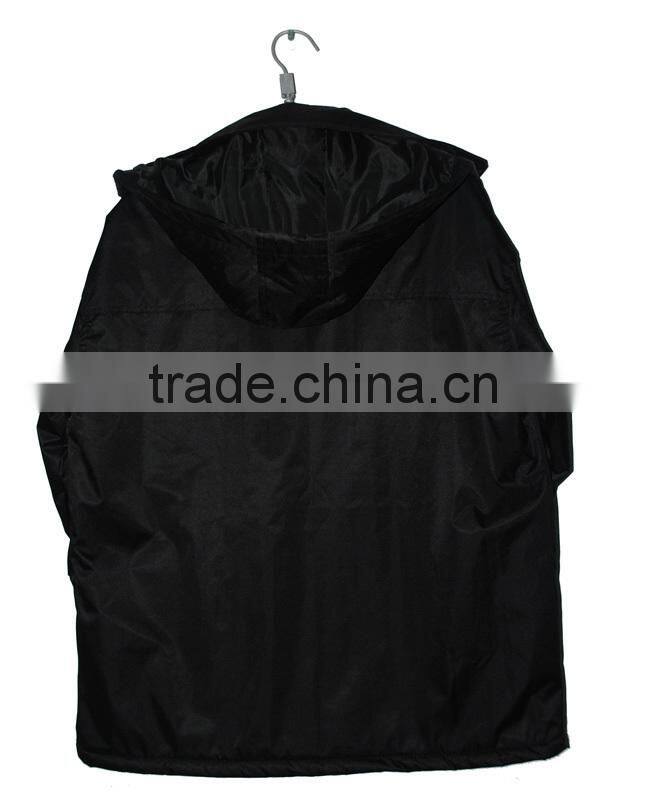 Men's Winter Wear 2015 new men's waterproof pvc coated padded jacket twill pvc coated lining cut terry quilted cotton