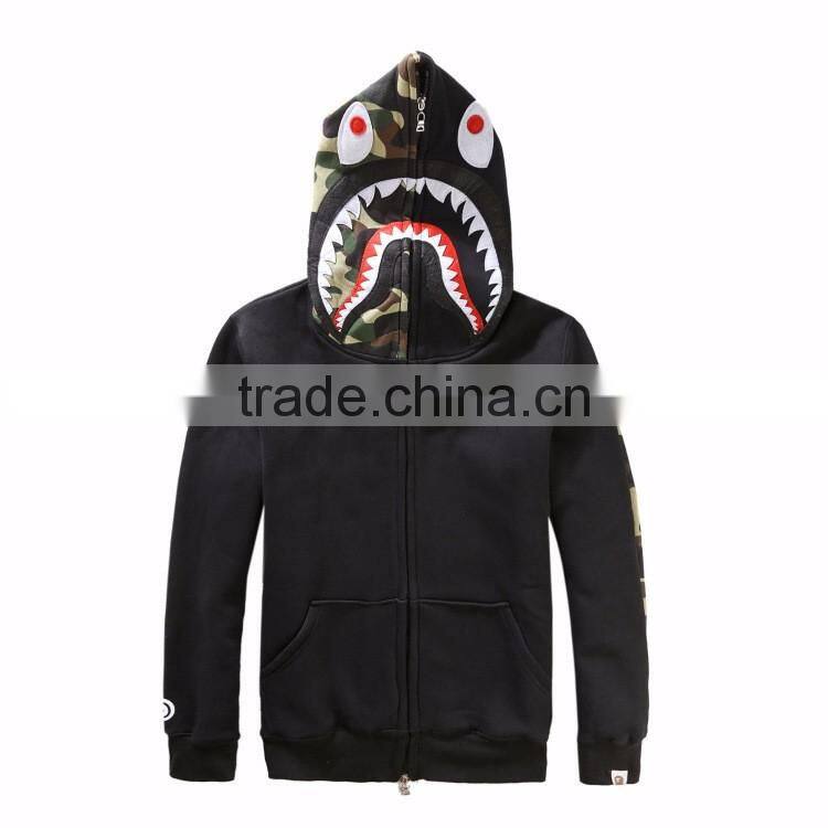 men pullover hoodie men fleece pullover hoody special cool printed track coat OEM