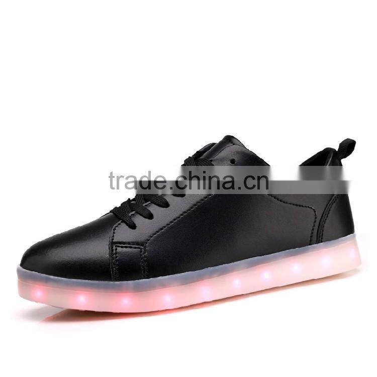 HFR-JS14 New Style USB Charge adults led shoes men lights flashing sports shoes
