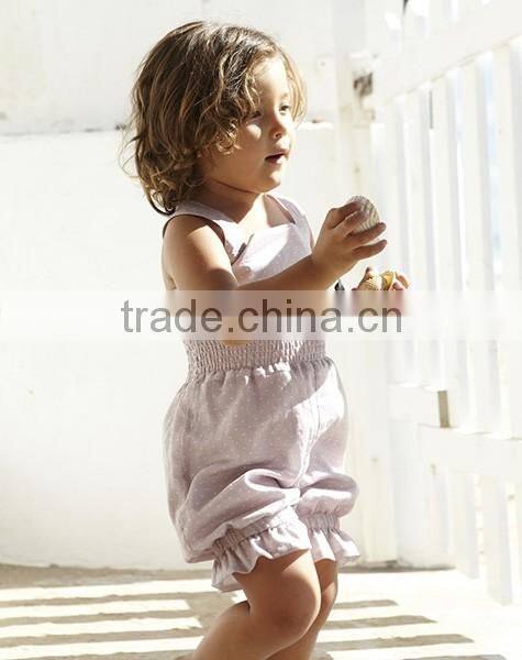 New design child used clothes for baby girl printed fabric