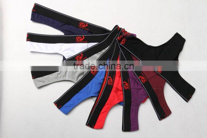 WJ Sex thong for guy man underwear sex toy photo Cotton material