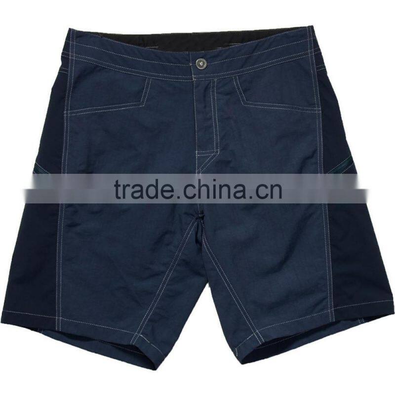 Watery Occasion Long River Trips Swimsuit Button Waist Fly Zip Swimwear Customize Shorts 3D Texture Nylon Shell with DWR Coating