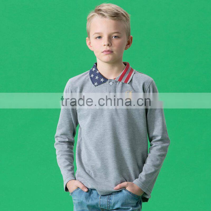 Wholesale childrens polo shirt plain blank t-shirt kids models kids polo shirt with embroidered