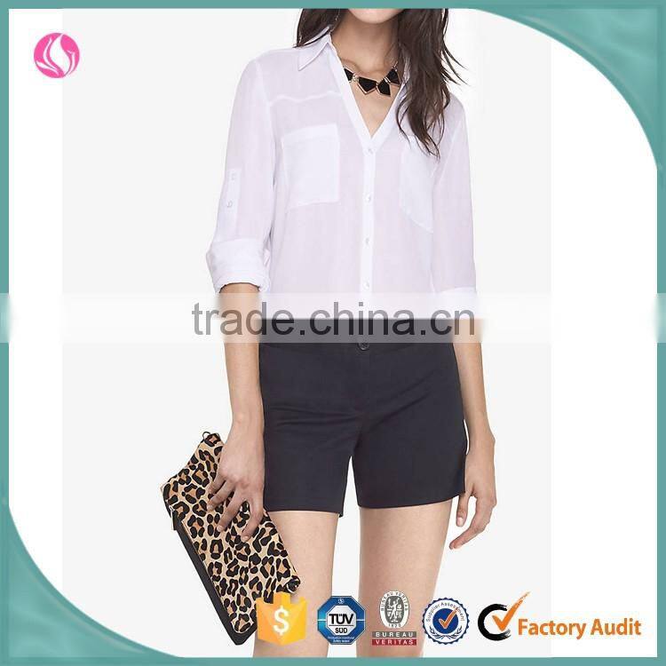 2016 summer see through sexy pure white women shirt, girls long sleeve blouse tops for women