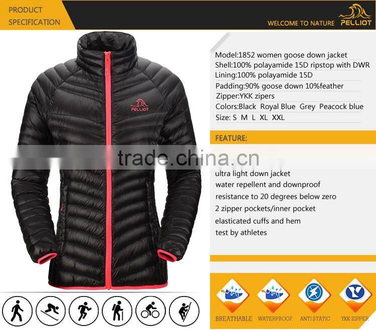 OEM ODM Customize Brand White Goose Down Jacket Women