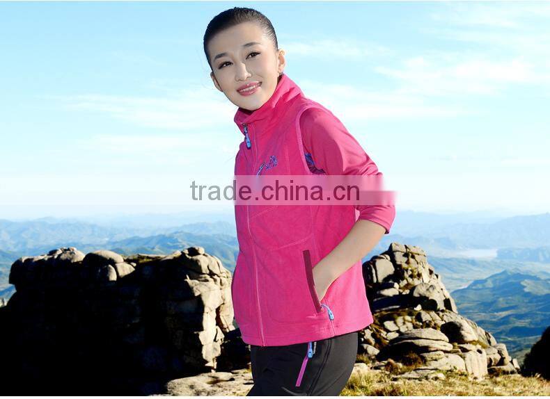 Customized Design Women Cheap Polar Fleece Vest