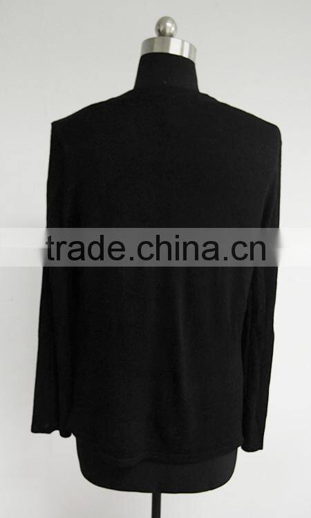 Ladies fashion silk cardigan joint sweater
