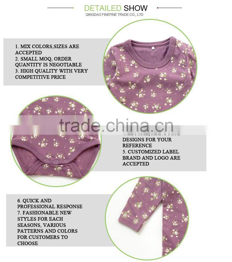 Long Sleeve Fancy Cute Baby Romper For Newborns Wholesale Baby Jumpsuit Baby Clothes