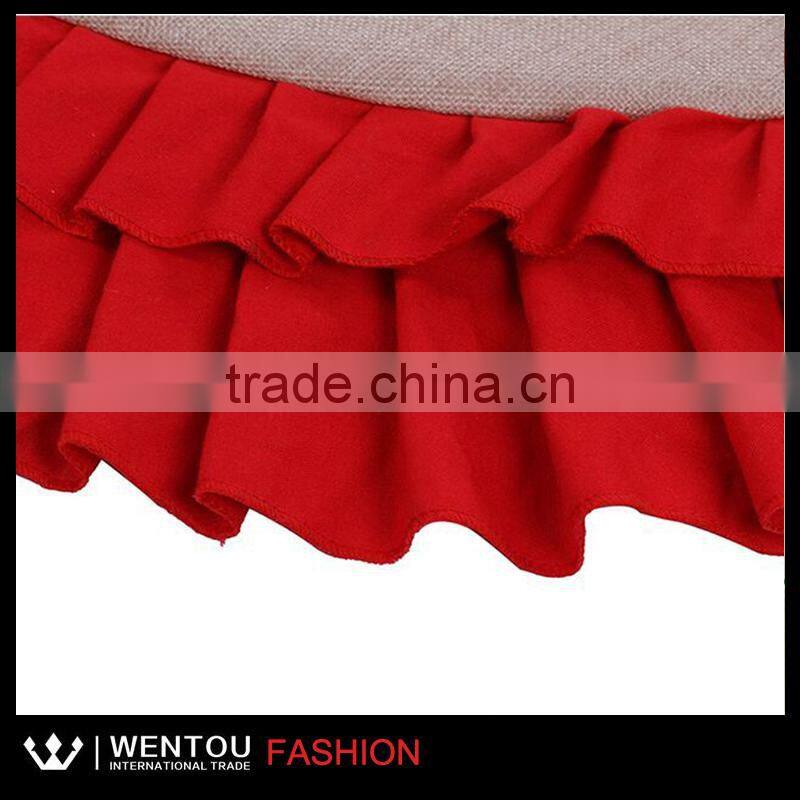 Double Ruffle Burlap Christmas Tree Skirt