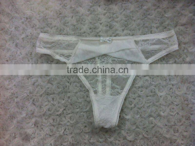 Factory wholesale thong panties s m l panties and bra sets with sexy lace sexy transparent ladies underwear panties