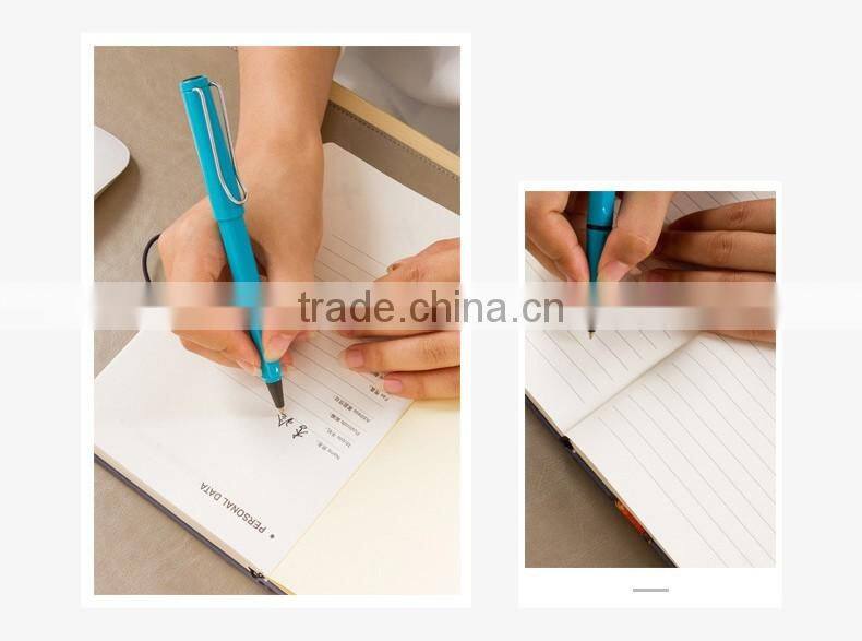 A7 size hardcover agenda planner yearly planner with clasp section sewing planner diary notebook