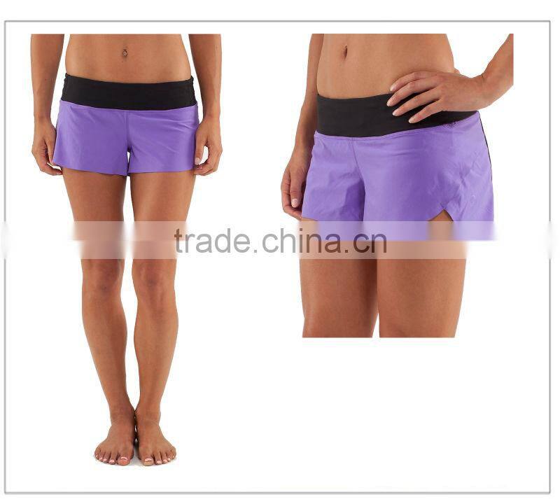 Sexy Casual Sport Shorts Blank color sport shorts for women