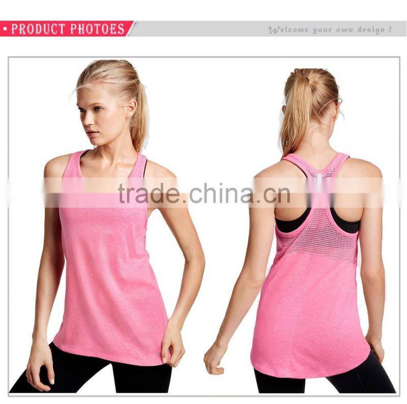 wholesale women's gym wear sportswear sexy sleeveless tank top for girls